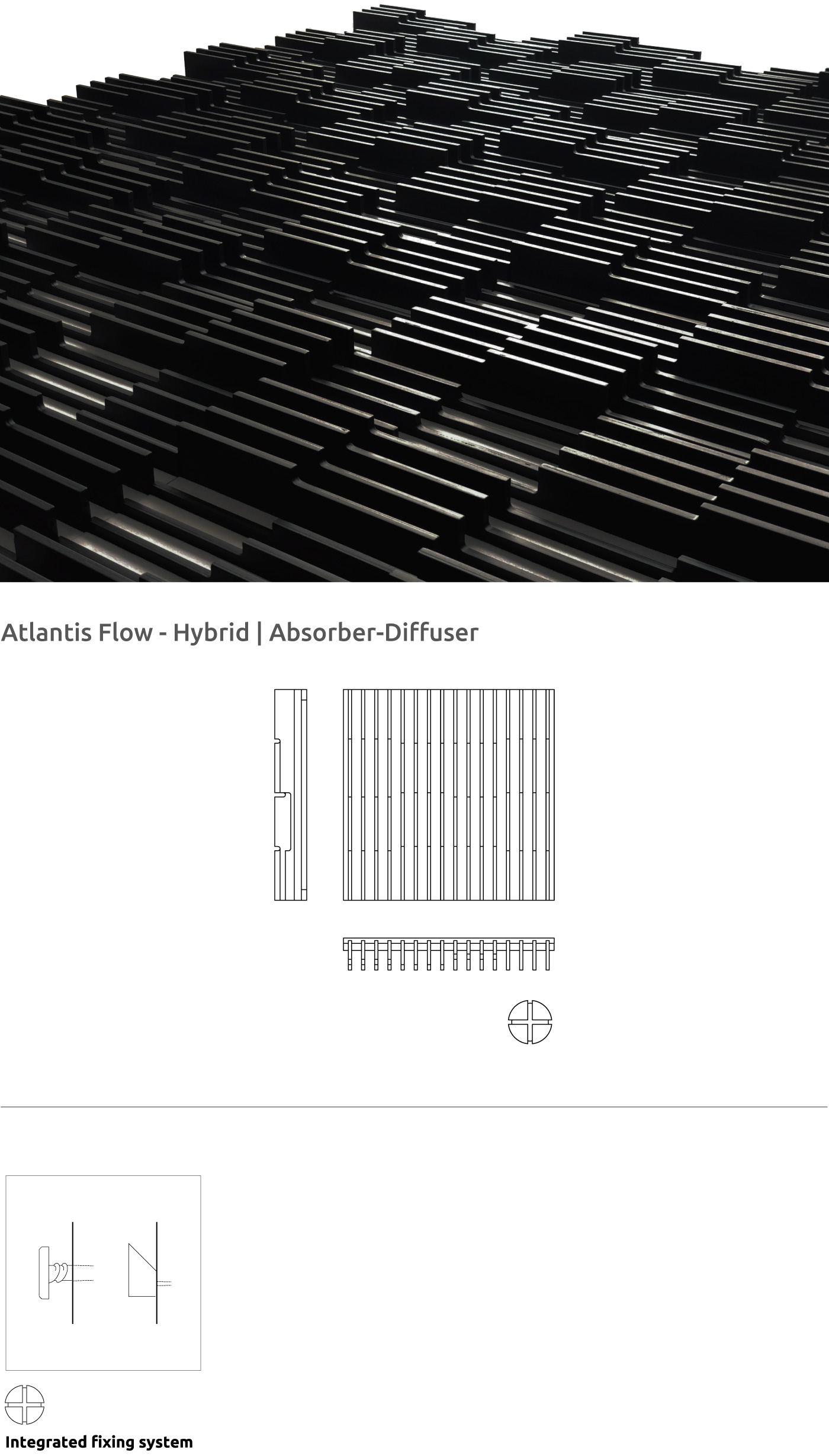 A high-performance acoustic core with a carefully calibrated diffuser design
