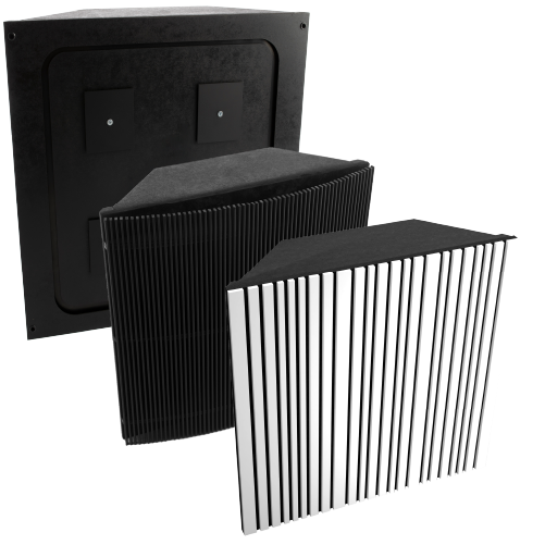 Artnovion product 845 bass trap corner slatted fe2490f7e7